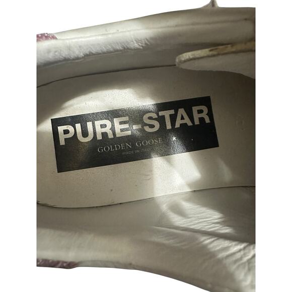 Golden Goose White and Pink pure star sneakers size‎ 42 - Picture 9 of 11